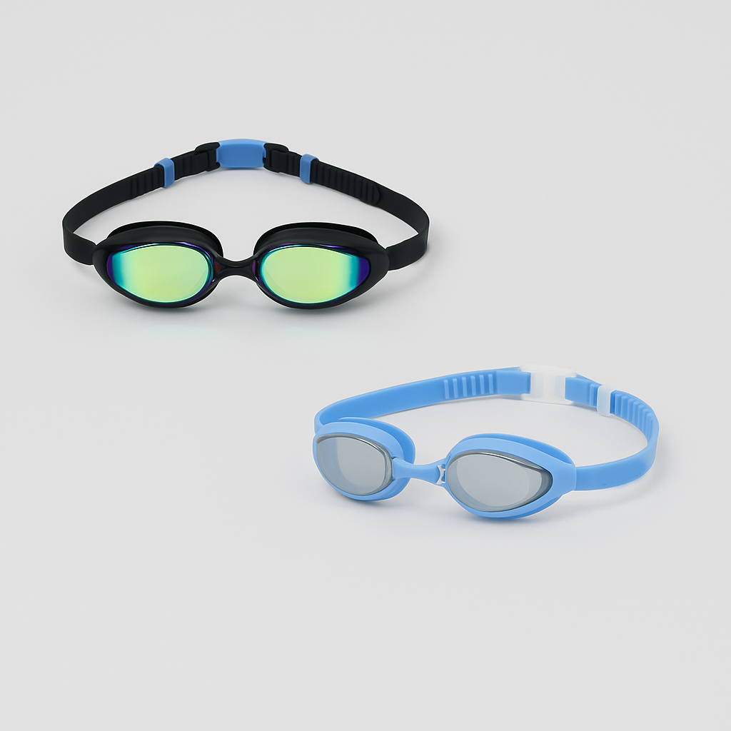 KN2 Junior “Pro-Adjust” Mirrored Swim Goggles