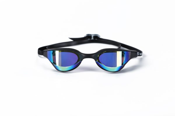 AG1 Adult Elite Racing Mirrored Goggles – Competition Grade Black