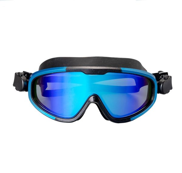 G2N Swim mask mirrored blue plain lens