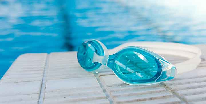 Where can I find swimming goggles suitable for competitive swimming near me?
