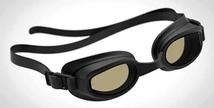 How can I protect my eyes while swimming?